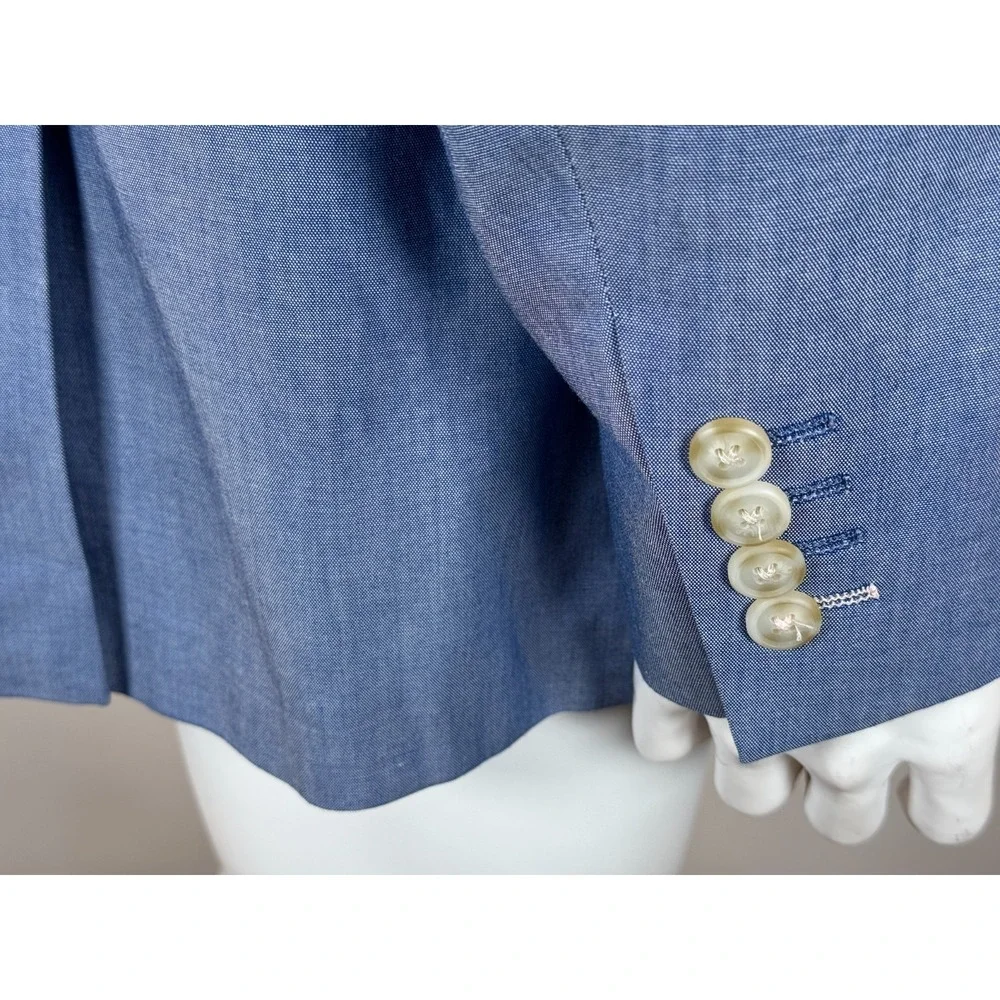 Southern Pines 2-Button Blazer Mnes XXL‎ NWT Lined Double-Vented Cotton Blue